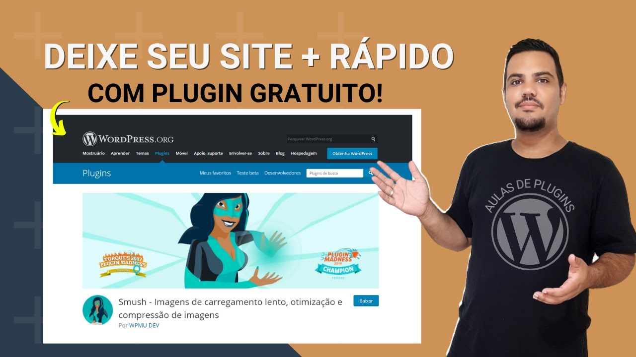 Plugin Smush | Otimizando Seu Site | Compactando Imagens do WordPress