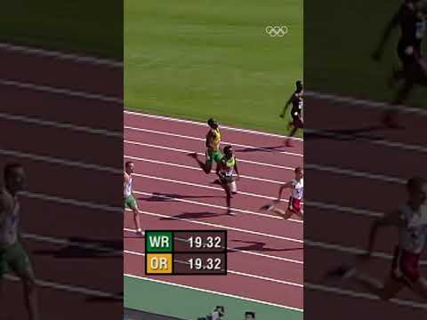 Usain Bolt’s Olympic debut in the 200m heats at Athens 2004. The rest is history.