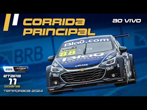 STOCK CAR BRB 2024 AO VIVO | 11ª ETAPA - CORRIDA PRINCIPAL -  GOIÂNIA, BRASIL