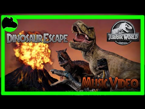 [GMod] Dinosaur Escape (By Mattel Action) | Jurassic World - Music Video | Animation