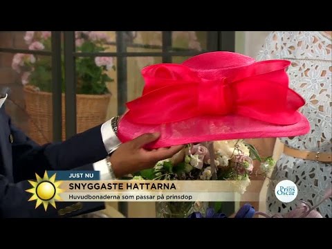 Stylisten om huvudbonader på prinsdop: "Köp vintage och bygg hemma" - Nyhetsmorgon (TV4)