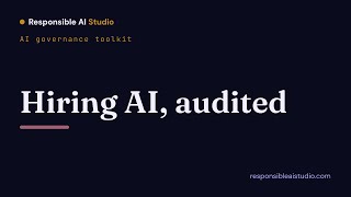 AI governance gap analysis: HR & recruitment compliance