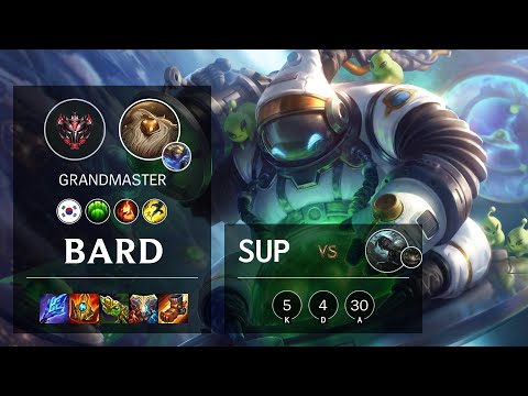 Bard Support vs Senna - KR Grandmaster Patch 11.11
