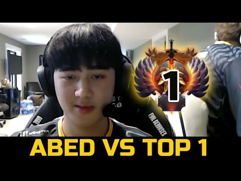 ABED VS TOP 1 MMR - 27K GOLDLEAD COMEBACK DOTA 2