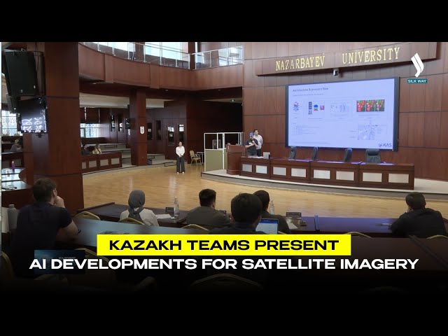Kazakh teams present AI developments for satellite imagery