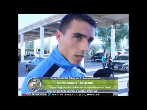 Renzo Saravia | Belgrano 0 - Independiente 0 | Torneo Final 2013