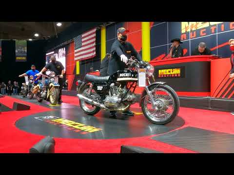 Beautiful 1971 Ducati 750 at mecum las vegas