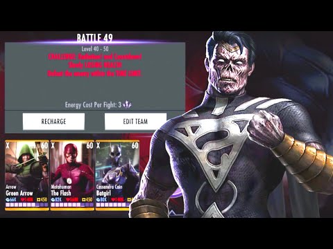 Blackest Night Superman BOSS FIGHT! | Injustice Gods Among Us 3.4! | iOS/Android!