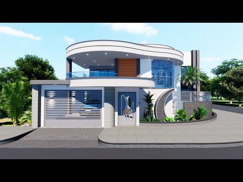 CASA HERMOSA DE DOS PISOS 16x16 | CUATRO DORMITORIOS | JMC ARQUITECTURA (2023)