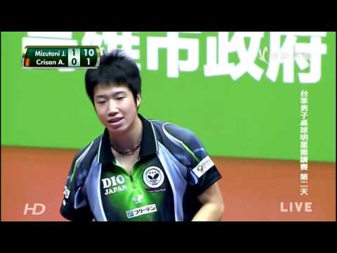 2014 Tai Ben Invitational: Mizutani Jun - Crisan Andrian [HD] [Full Match/Chinese]