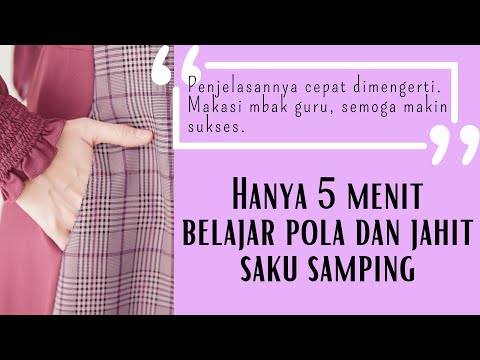 Easy Way to Make a Pattern and Sew a Side Pocket