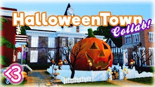 HALLOWEEN TOWN // Collab with Ejadeemerald! (Let's Build in the Sims 4 #34)