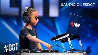 Con solo ocho años, DJ Pobie transforma el escenario en discoteca | Dominicana´s Got Talent 2019