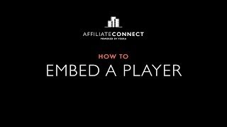 Embedding a Player