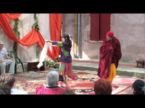 La vie d'Atisha - Spectacle à l'Institut Vajra Yogini - 2012