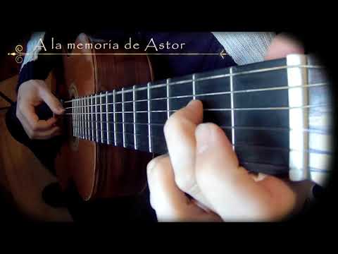 A la memoria de Astor - Saúl Cosentino (Guitar)