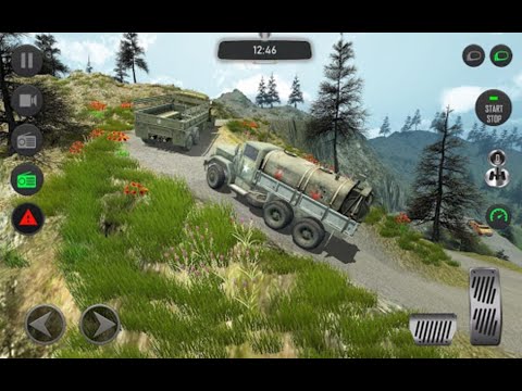 Offroad Us Army Trasport Truck Driver Simulator Part 2 | 3D Android GamePlay