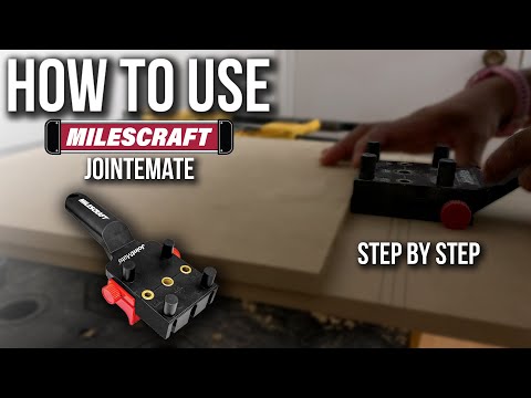 How to Use the Milescraft Jointemate Step by Step Tutorial Milescaraft 1319 | Woodworking