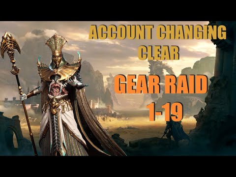 Easy Gear Raid 1 Stage 19 Tutorial [ watcher of realms]