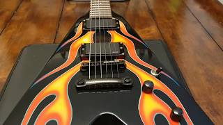 Video thumbnail for ESP JH1 James Hetfield Signature Guitar JH-1 UP CLOSE by Essex Recording Studios