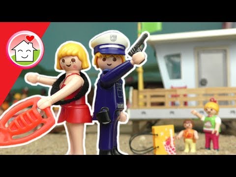Playmobil Film deutsch - Diebe am Strand -  Baywatch Geschichten für Kinder - Familie Hauser