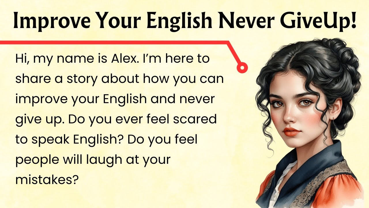 Improve Your English | Never GiveUp || English Listening Practice || Graded Reader