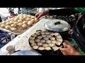 Thai Coconut Pudding Pancakes Khanom Krok Thailand Travel Vlog Bangkok Street Food