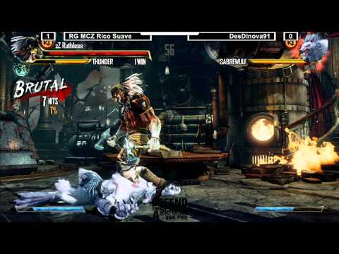 KI @ Defend the School GRAND FINALS - RG MCZ Rico Suave (Thunder) vs DesDinova91 (Sabrewulf)