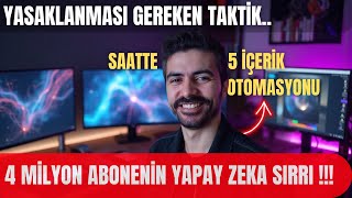 OTOMATİK İÇERİK ÜRETEN YAPAY ZEKA TAKTİĞİ !!! SAATTE 5 İÇERİK ?!? / İş