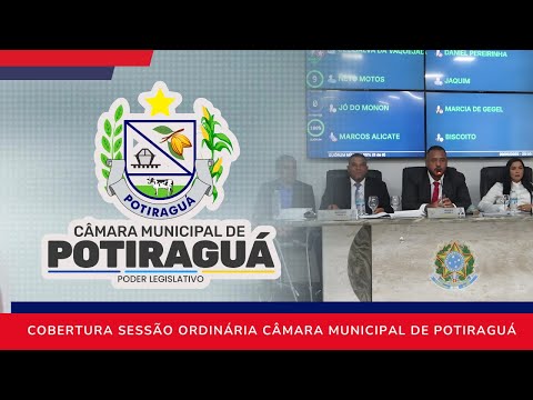 AO VIVO: Sessão Extraordinária da Câmara de Vereadores de Potiraguá | COBERTURA TVC