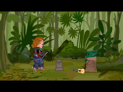 Chucky vs Baby Yoda / Drawing cartoons 2