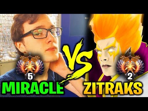 MIRACLE INVOKER vs ZITRAKS - TOP 5 vs TOP 2 EU SERVER