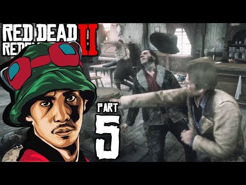 Saloon Fight! - Red Dead Redemption 2 - Part 5 - Gameplay Walkthrough (PS4 Pro)