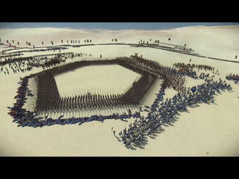 1.800 SILVER SHIELD PIKEMEN vs 20.000 BARBARIANS - Total War ROME REMASTERED