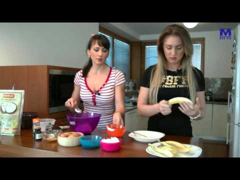 MOZOLANI FIT TV - Fit kuchyňa 3 časť, Stanislava Prítrská - tvarohovo banánová bábovka 3