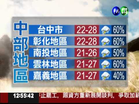 二月二十三日華視午間氣象