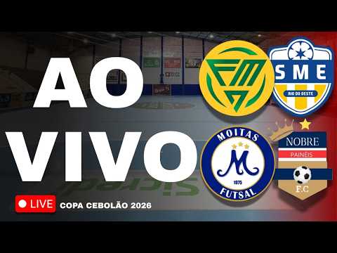 🔴 AO VIVO | COPA CEBOLÃO DE FUTSAL 2026 | TAÇA ECOTRAT