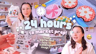 24 Hours to Prep for My Final Craft Market of 2024! 😅 A Day in My Small Business Studio Vlog 🎀