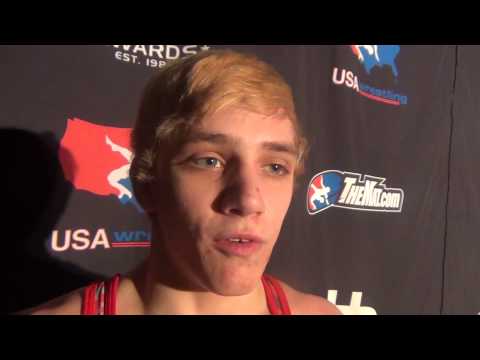 Kirk Johansen, FILA Junior freestyle champion at 50 kg