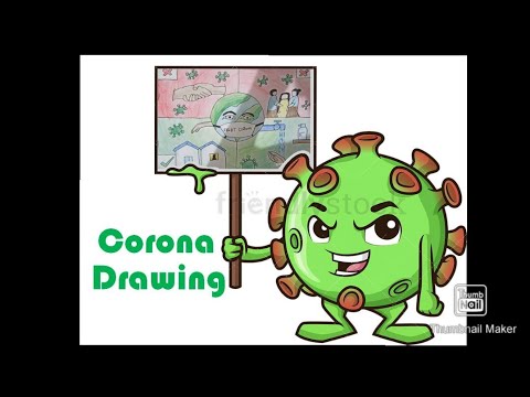Fight Corona drawing || artificial arts of Yajat