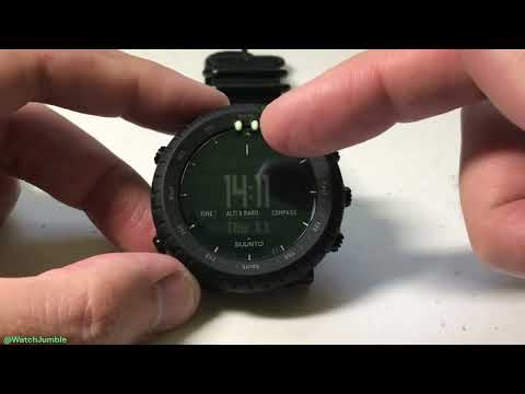 Suunto Core (Alpha Stealth) | Lock and Unlock the Keys