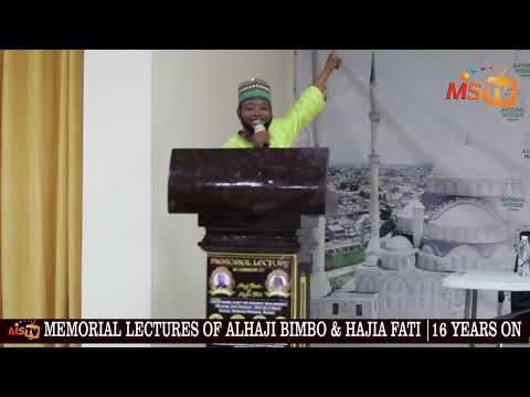 Memorial lectures of Alhaji Bimbo and hajia Fati,16 years after their demise