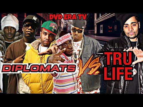 (DipSet Vs. Tru Life) Tru Life Flashes Jim Jones Chain,Gets Purple City Chain & Runs Down On Camron