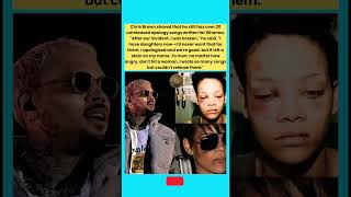 Chris Brown Says He Has 20+ Unreleased Apology Songs for Rihanna 💔 #News