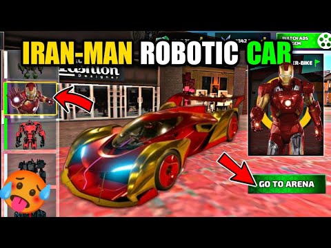 Iran-Man Robotic Car In Rope Hero Vice Town