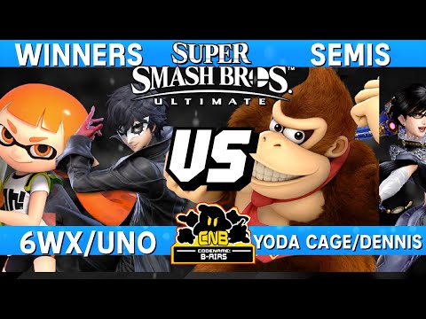 Smash Ultimate Winners Semis - 6WX/Uno (Joker / Inkling) vs Yoda Cage/Dennis (DK / Bayo) - CNB 192