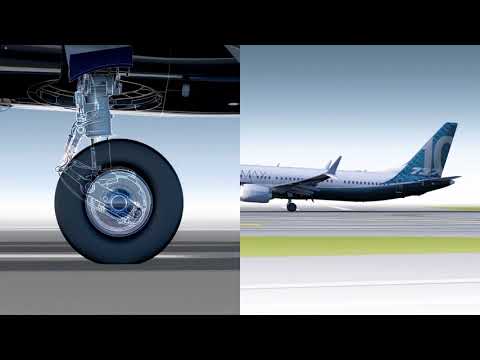 How the 737 MAX 10 landing gear works