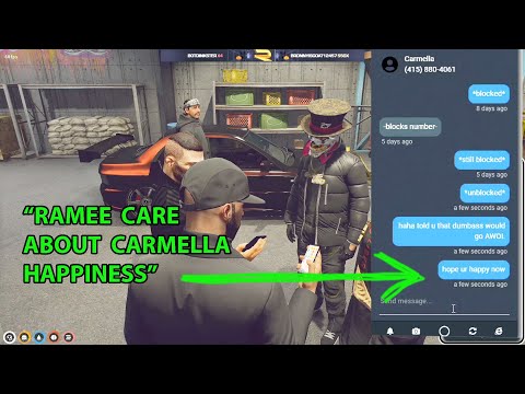 Ramee Unblocks Carmella For Her Happiness | NoPixel GTA RP