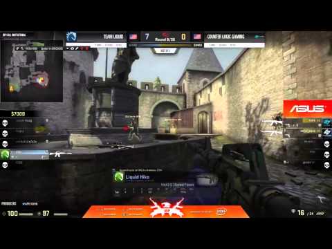 CS:GO Team Liquid Hiko amazing clutch vs CLG