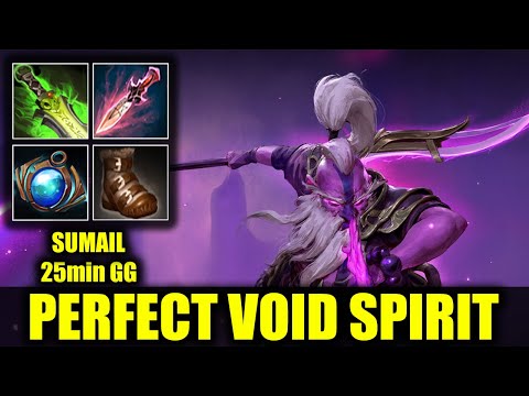 🔥 25 MIN GG - SUMAIL - PERFECT VOID SPIRIT - 11-0 - DOTA 2 PRO GAME HIGHLIGHTS